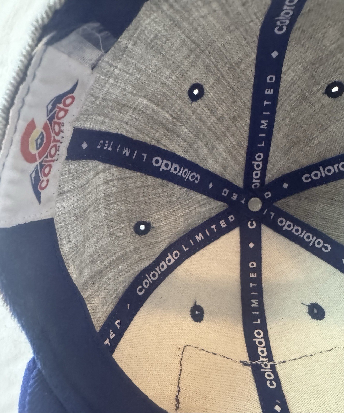 Colorado Limited Snapback Hat Patch Gray Blue Cap… - image 8