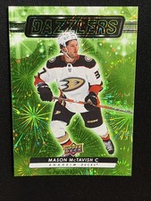 23-24 UD Series 2 Hockey Green Dazzlers DZ-65 Mason McTavish