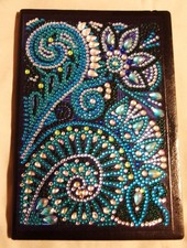 Notizbuch DIN A5  blanko  Schreibbuch Tagebuch Diamond Painting fertig Skizzenbu