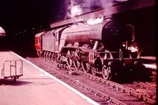 1960s British Rail Steam Loco 60061 Pretty Polly Kings X Railway Slide Ref 904