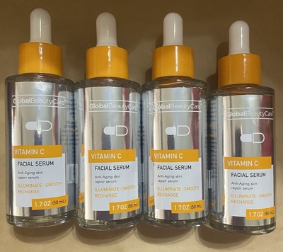 4btls.Vitamin C Anti Aging Skin Repair Serum.50ml.each
