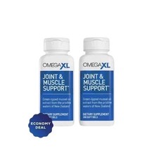 2Pack Omega XL 300 Capsules-Green Lipped Mussel Joint  Muscle Relief Supplement