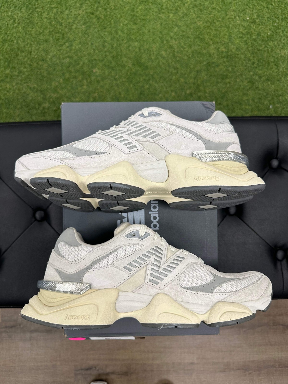 New Balance 9060 Sea Salt White - Size 9.5 image 3
