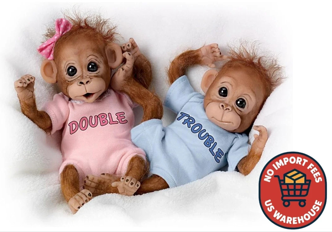 Lifelike Monkey Set
