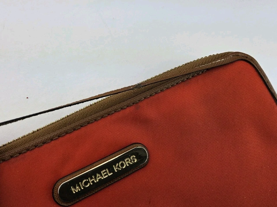 Michael Kors MK Nylon Large Zip Around Wallet - Image 3 of 4