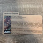 Vintage 1984 GI Joe Master of Disguise Zartan File Card Free Shipping