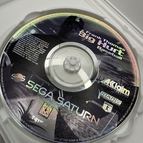 Frank Thomas Big Hurt Baseball (Sega Saturn, 1996)