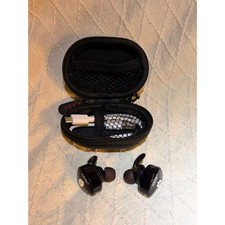 GRDE True Wireless Bluetooth Earbuds Black Sport Headphones Case Charging Cables