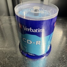Verbatim CD-R Blank Discs 700MB 80 Min 52X 100pk Spindle Silver 94554