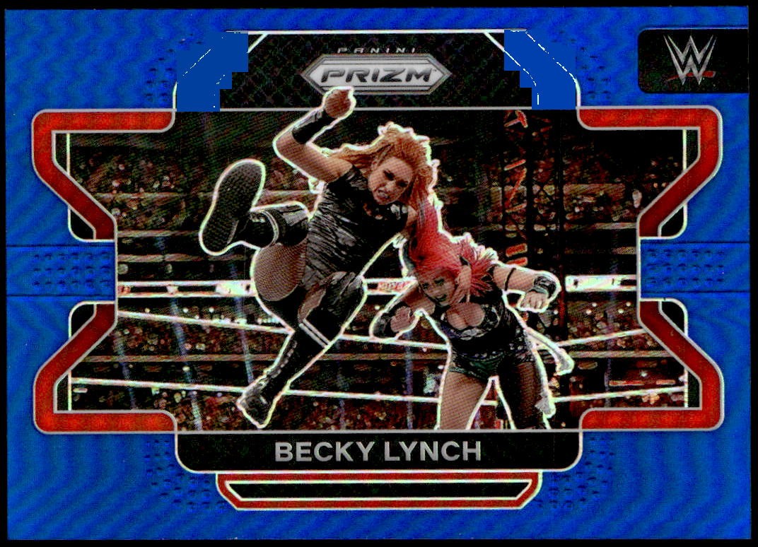 2022 Panini Prizm WWE #97 Becky Lynch Blue #/199 F3