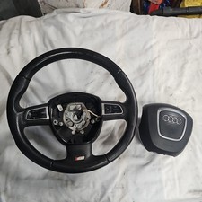 Audi A3 Steering Wheel & SRS Horn Button 3 Spoke 2008 8P OEM 8P0124A #J4