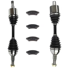 For Buick Allure & Buick LaCrosse 2005-2009 Front CV Axles & Brake Ceramic Pads