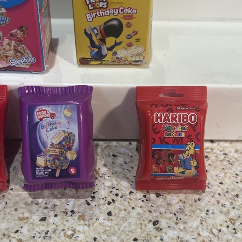 Shopkins Real Little conteneurs vides 10 pièces Haribo Klondike Chef Boyardee - Photo 3/7