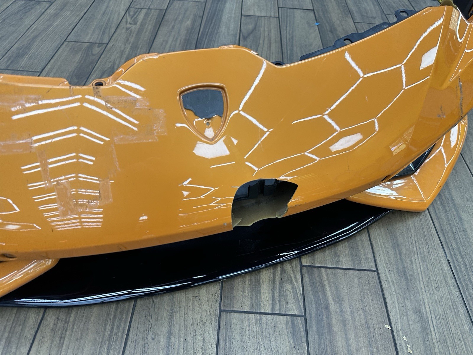 Pair of Used Lamborghini Huracán Front Bumpers – Damaged/For Repair