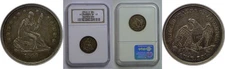 1840-O Seated Liberty Quarter   NGC XF-40