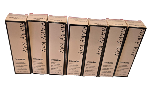 7 MARY KAY Timewise Luminous-Wear Liquid Foundations Ivory Bronze Discontinued - Picture 4 of 4