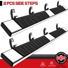 Running Boards For 2015-2026 Chevy Colorado Crew Cab 6" Side Steps Nerf Bars S/S