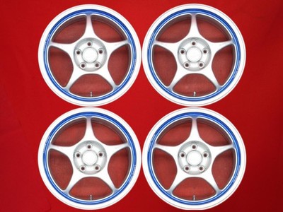 Rare Lightweight 1 Piece 8.3Kg Enkei Rp-01 Used Wheels 4 Pieces 7.5J 17 Inch Pcd