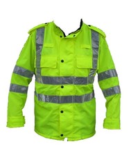 Abrigo Ligero Hi Viz con Rayas Reflectantes Recuperar Nuevo LW03N