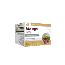 Herbal Solutions Moringa & Hibiscus Tea - Natural Nutrient Powerhouse