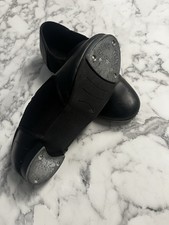 Star Tone Black Tap Dance Shoes, Size 7 M