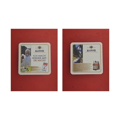 Allgäuer Brauhaus I'll join you again. You too? brewery beer mat beer