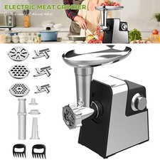 1000W Electric Meat Grinder Heavy Duty Commercial Sausage Maker Mincer Stuffer