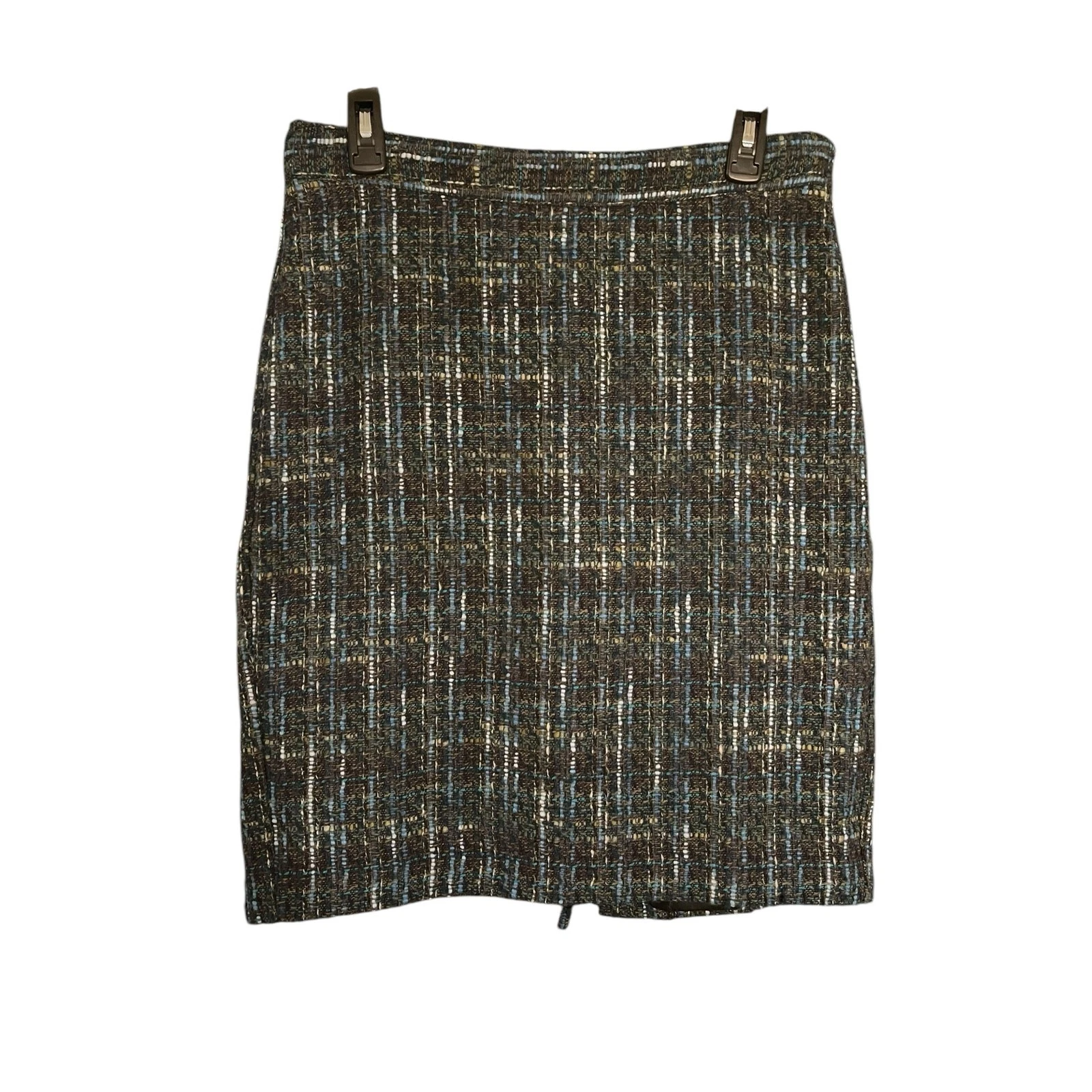 J. Jill Multicolor Textured Skirt Size 8