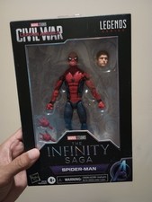 Marvel Legends Infinity Saga Spider-Man Tom Holland Action Figure Civil War 2023