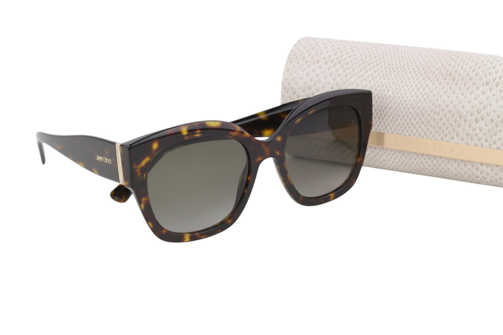 Jimmy Choo Leela / S Mujer Gafas de Sol OS Cuadrado Tintado Animal Print RRP349