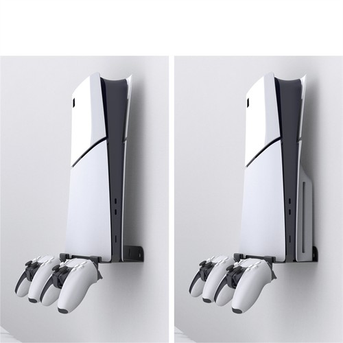 For Ps5 Slim Holder Wall Mount Brackets Kit Playstation 5 Storage Stand - Afbeelding 5 van 6