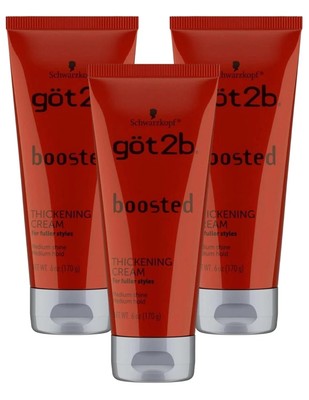 Got 2B Boosted Thickening Cream 6 Ounce (Pack of 3
