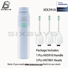Philips Sonicare E-Series Essence Electric Toothbrush Handle HX5910/11 w/ 2 Head