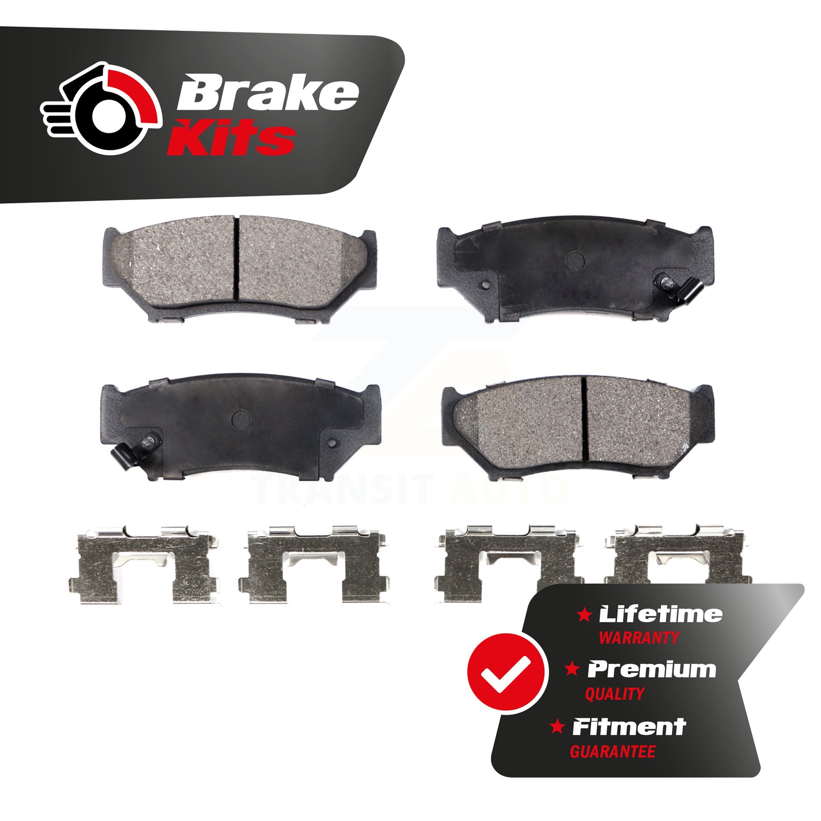 Front Semi-Metallic Brake Pads Set For 1998-2004 Chevrolet Tracker 4 doors