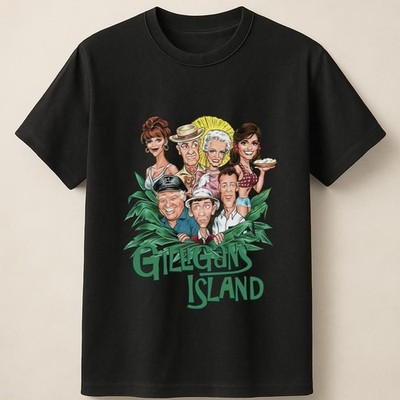 Gilligan s Island Funny Crew Graphic for Sitcom Fans Unisex T Shirt