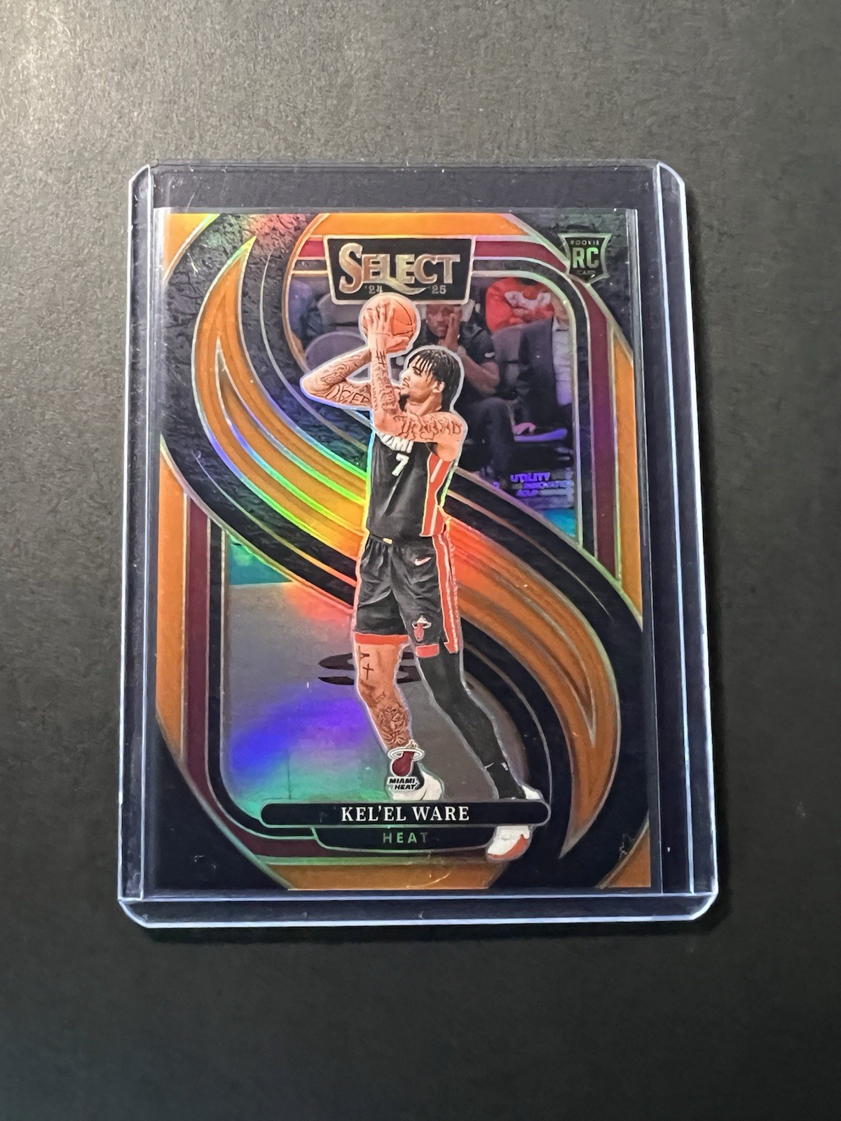 2024-25 Panini Select Kel'el Ware Orange Premier Level /65 Rookie RC Heat