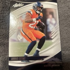 AUDRIC ESTIME 1/1 2025 PANINI ABSOLUTE FOOTBALL #21 ONE OF ONE PARALLEL BRONCOS