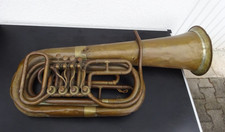 Alte Tuba 4 Ventile ca. 89 cm Trichter ca. 25 cm