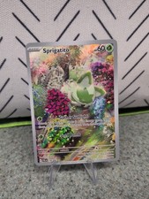 Pokémon TCG Sprigatito Paldea Evolved Illustration Rare Card 196/193 NM on eBay