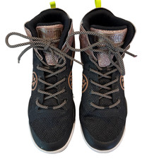 Zumba Air Shimmer Women 11 Gold Glitter High Top Dance Fitness Sneakers