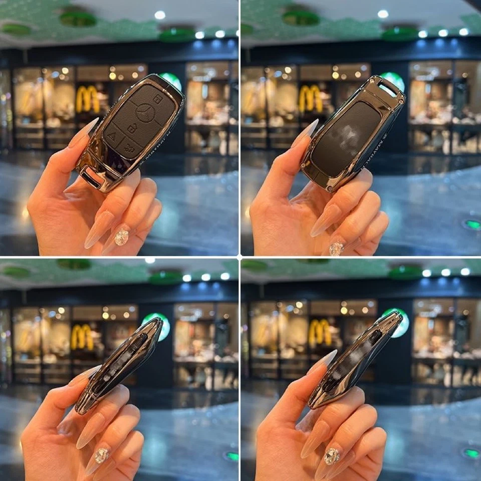 Protective Shell Car Key Fob Cover Case for Mercedes-Benz Maybach S580 4 Button - Image 3 of 3