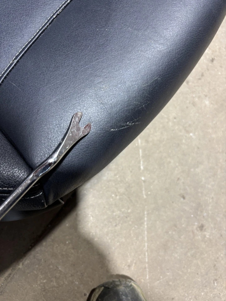 Переднее правое пассажирское электрическое кожаное сиденье в сборе 2013 BMW X3 X4 черное - Изображение 4 из 4