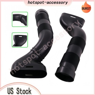 Pair Air Intake Duct Hose For Mercedes W209 CLK320 CLK500 2095280207 2095280307