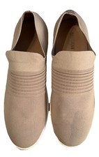Array Sport Gabby Shoes Slip Ons Beige Knit F...