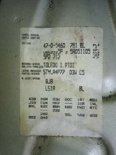 5P0955711A Motor Limpia Trasero para SEAT TOLEDO (5P2) Stylance / Style 1846233 - Imagen 4 de 10