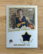 2002-03 Topps Chrome Franchise Fabrics Mike Dunleavy Jr #MD Rookie RC