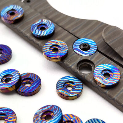 Titanium Alloy Pushing Disc für Strider SNG/SMF Emerson CQC ZT Hinder XM18
