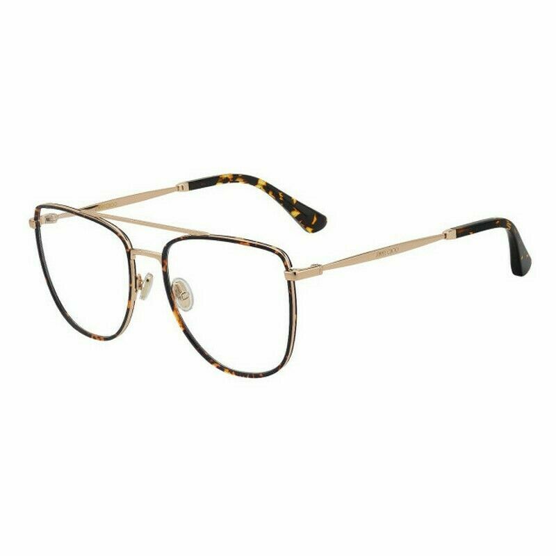 New JIMMY CHOO Eyeglasses JC250 06J Gold Havana Optical Frame 55