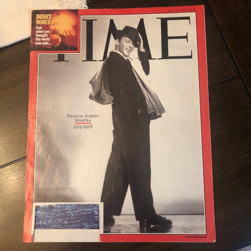 Time Magazine May 25, 1998 Francis Albert Sinatra 1915-1998