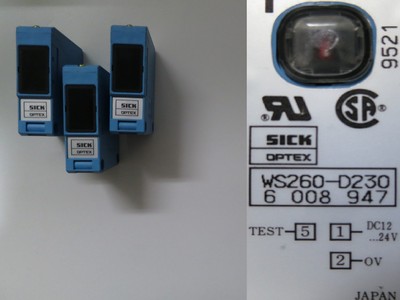 Sick Optex Lichtschranke Sender WS260-D230  6 008 947   18-4-3  #2313
